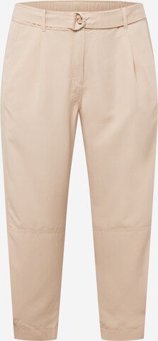 SAMOON Lużny krój Spodnie 'Lotta' w kolorze beżowy: przód