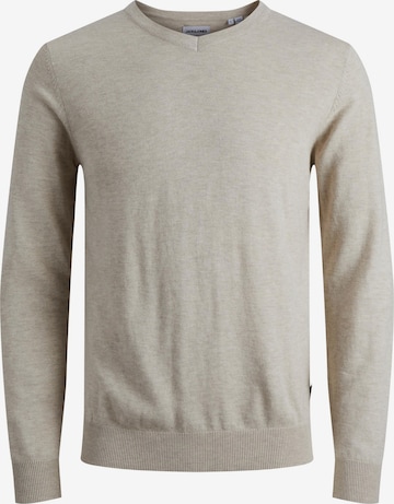 JACK & JONES - Pullover 'Emil' em cinzento: frente