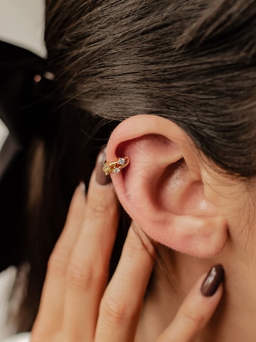Hey Happiness - Pendientes 'Sparkle Band' en oro
