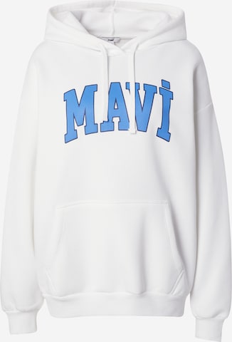 Felpa di Mavi in bianco: frontale