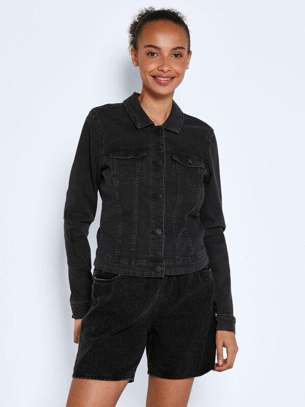 Noisy may Between-Season Jacket 'NMDebra' in Black Denim