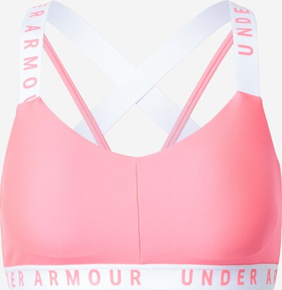 UNDER ARMOUR Soutien-gorge de sport 'Wordmark Strappy' en rose / blanc, Vue avec produit