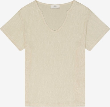 T-shirt Le Temps Des Cerises en beige : devant