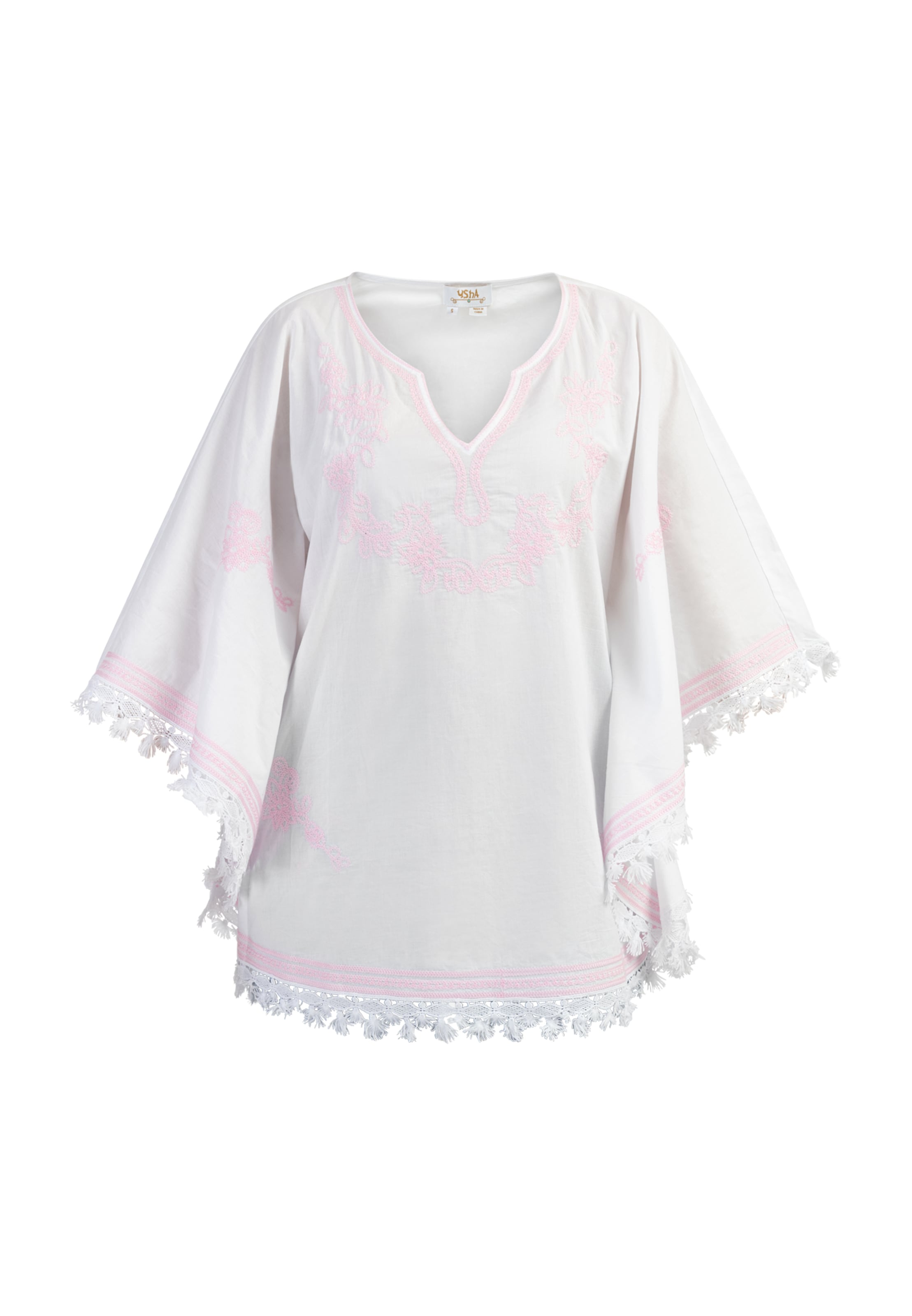 usha FESTIVAL Keps i vit: framsida