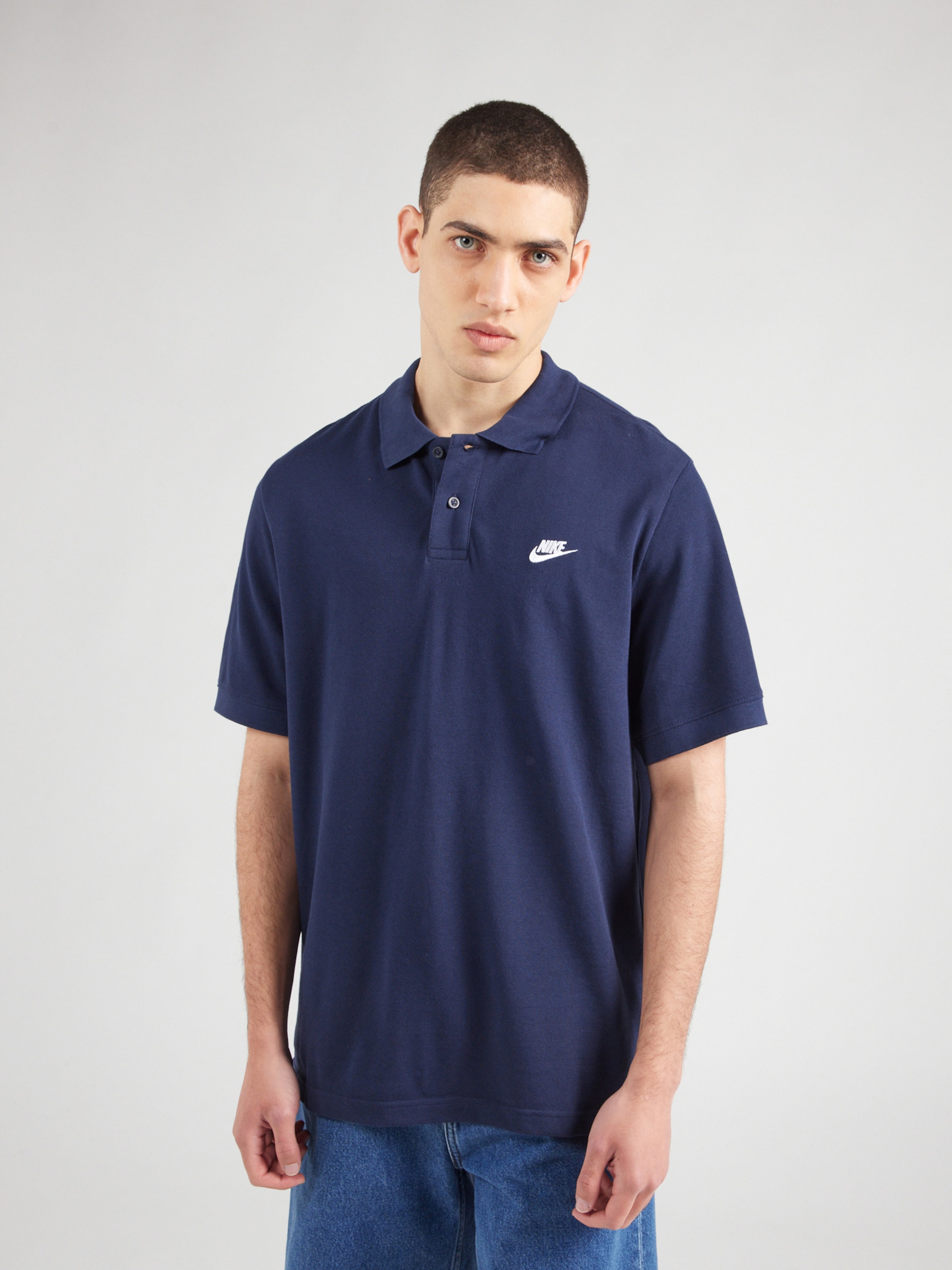nike club t shirt navy
