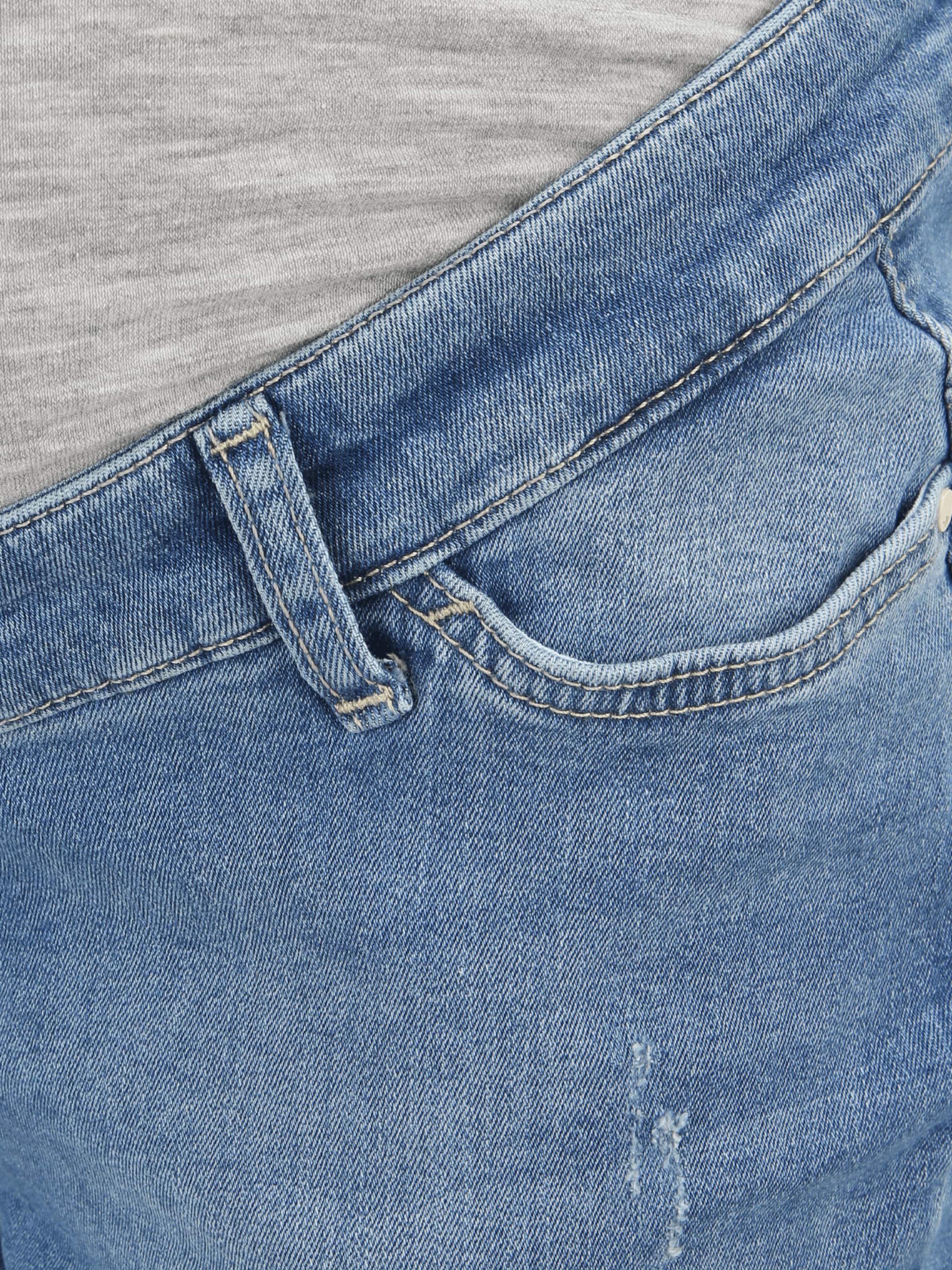 Frauen Jeans Mamalicious Curve Jeans in Blau - BO42988