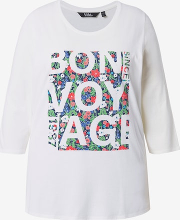 Ulla Popken Shirt in Weiß: Vorderseite
