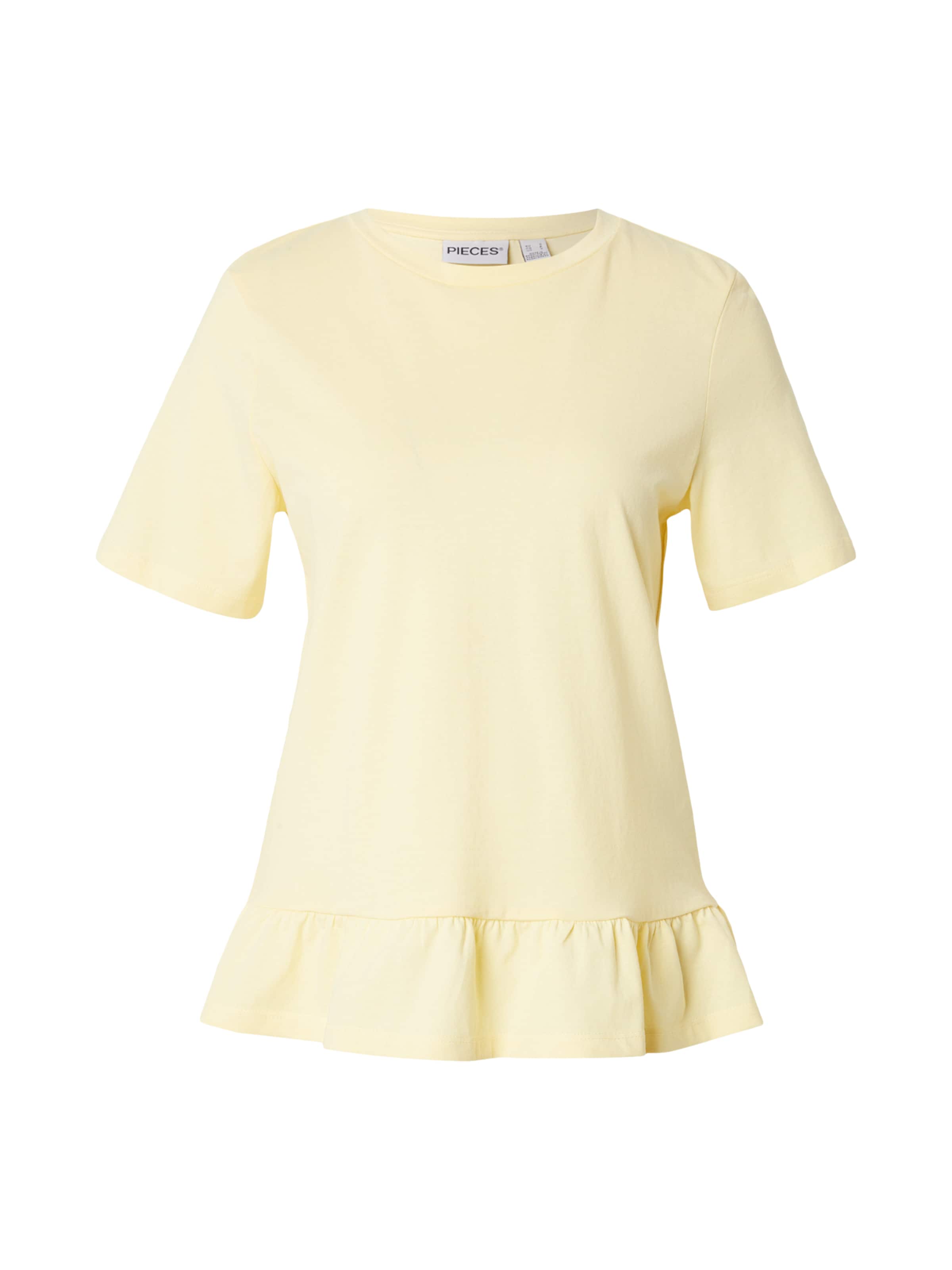 PIECES Shirt 'PCDISSO' in Light yellow, Item view