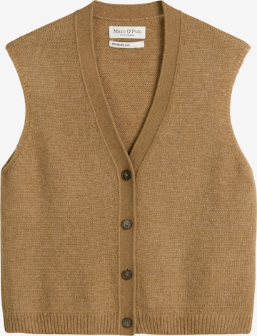 Marc O'Polo Вязаная жилетка в Коричневый: спереди