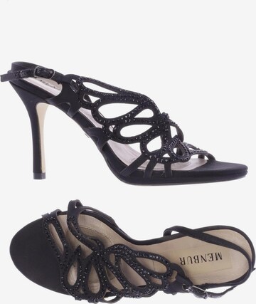 MENBUR Sandals & High-Heeled Sandals in 37 in Black: front