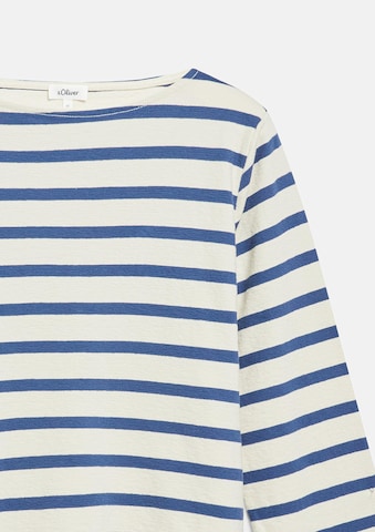 Sweat-shirt s.Oliver en blanc