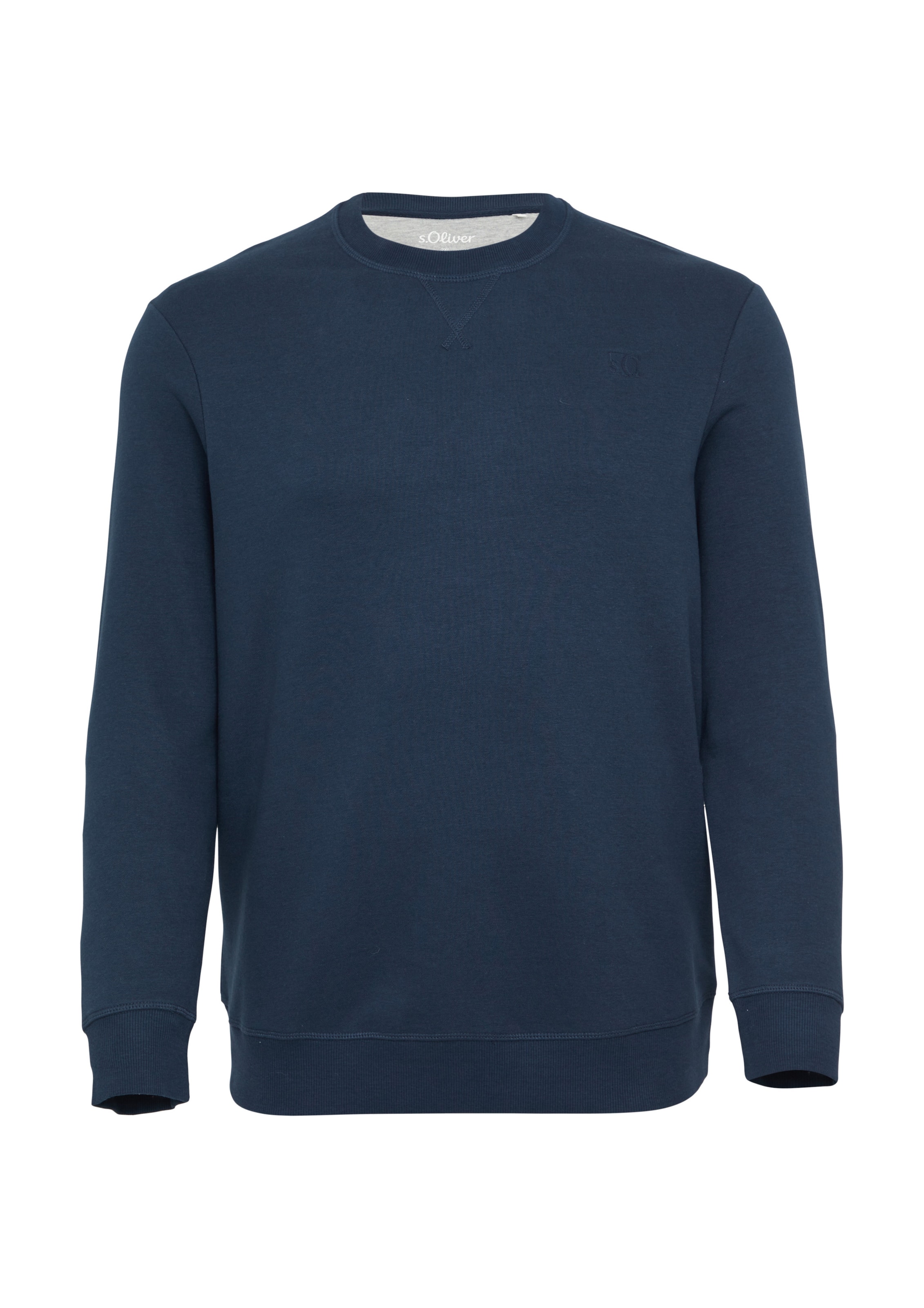 s.Oliver Men Big Sizes Sweatshirt in Blau: Vorderseite