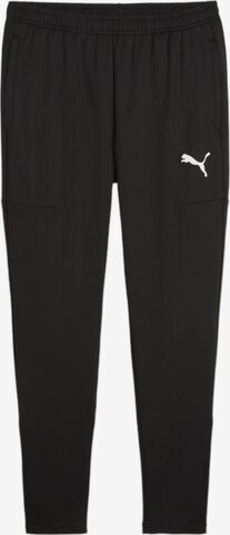 PUMA Regular Workout Pants in Black: front