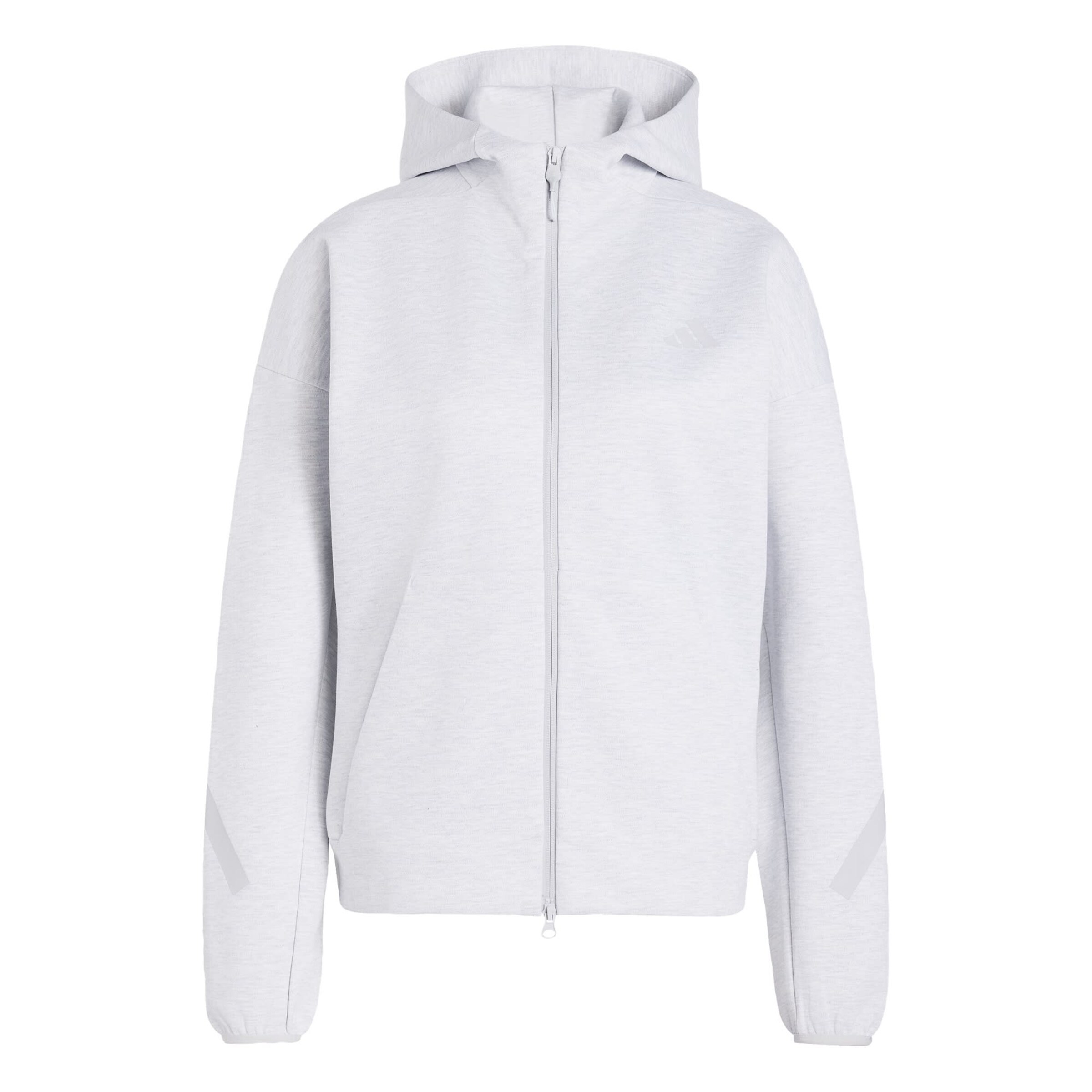 ADIDAS SPORTSWEAR Sportief sweatvest 'Z.N.E.' in Grijs: voorkant