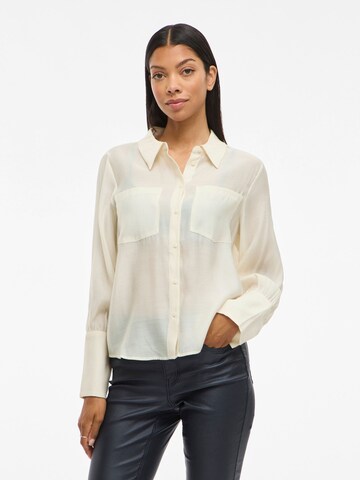 VILA Blouse 'MALOA' in Beige: voorkant
