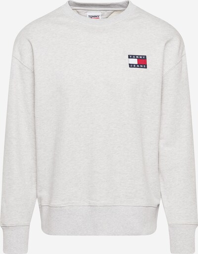 Tommy Jeans Mikina - tmavomodrá / striebornosivá / ohnivo červená / biela, Produkt