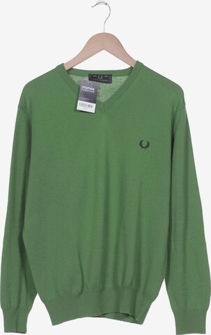 Fred Perry Sweater & Cardigan in XXL in Green: front