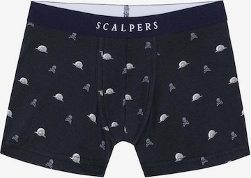 Scalpers Boxer shorts 'Just Funny' in Blue: front