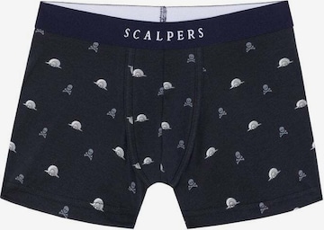 Scalpers Boxershorts 'Just Funny' in Blauw: voorkant