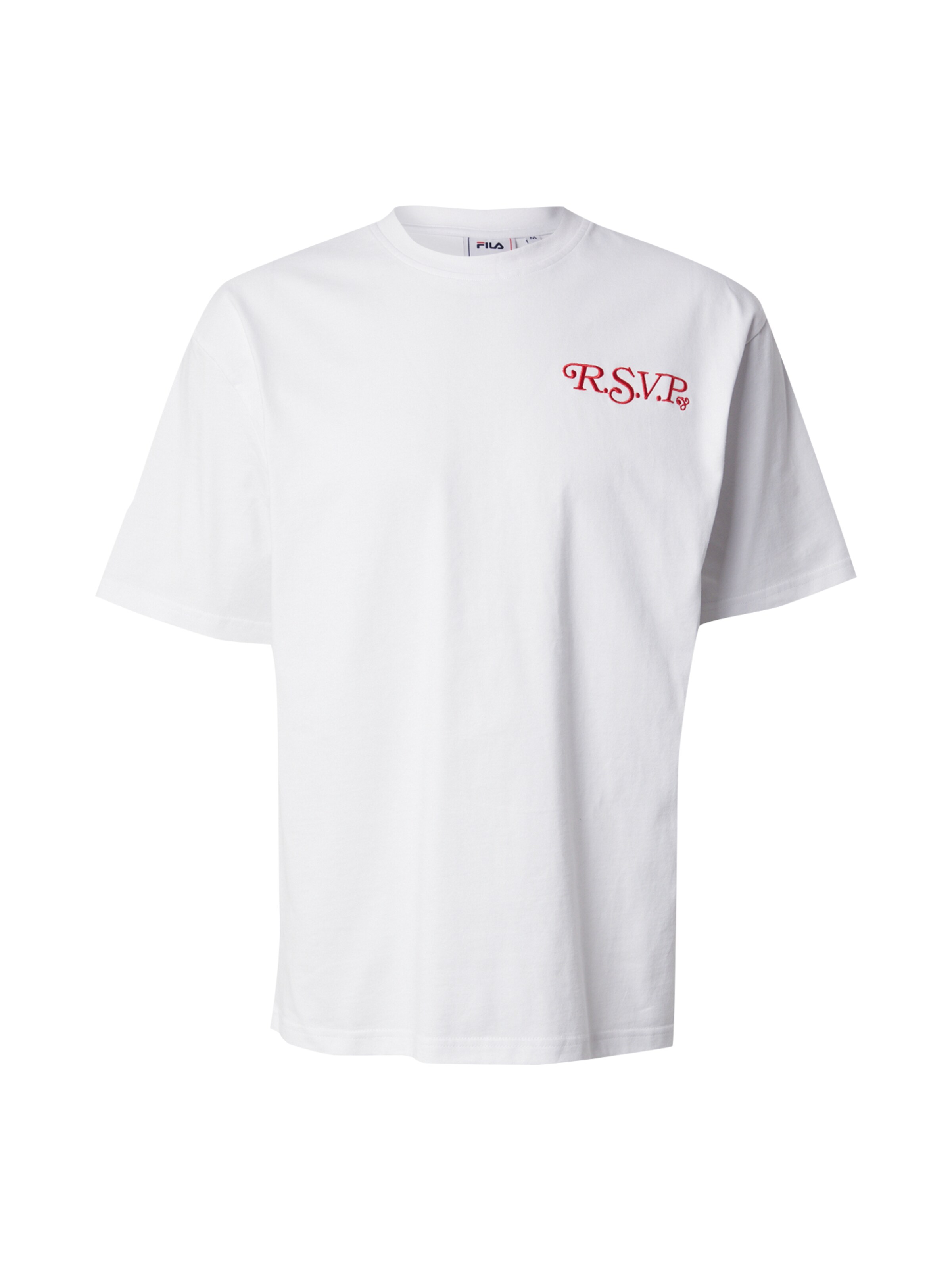 FILA Футболка 'LANGEWEG' в Белый: спереди