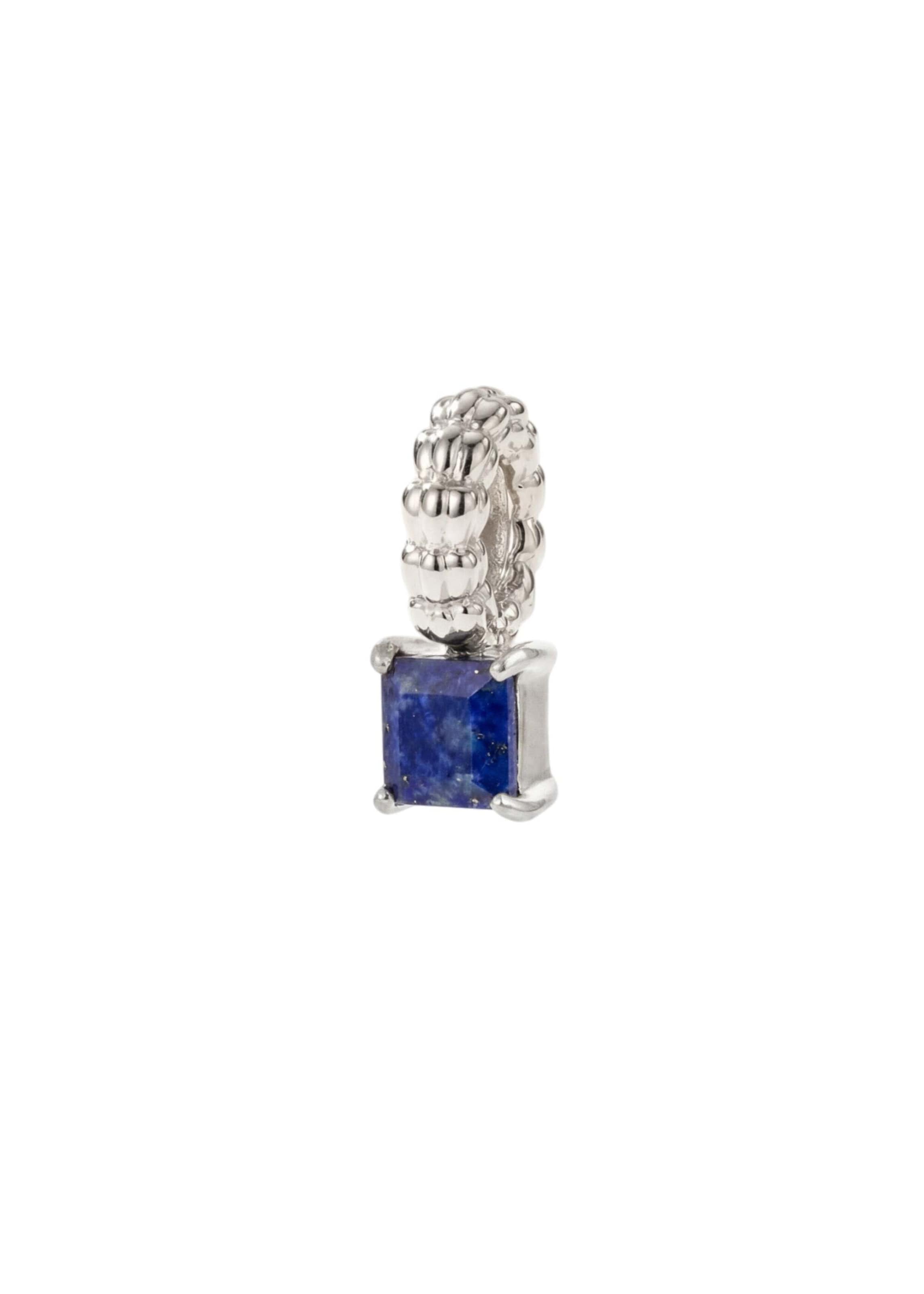 Ciondolo 'September Lapislazuli' di PURELEI in argento: frontale