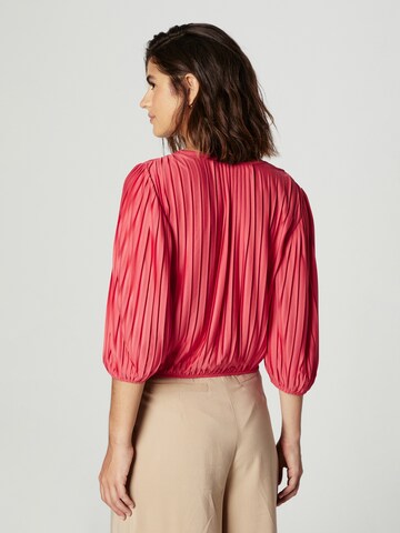 Guido Maria Kretschmer Women - Blusa 'Emmy' en rojo: atrás