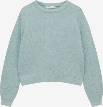 Pull&Bear Sweter w kolorze zielony: przód