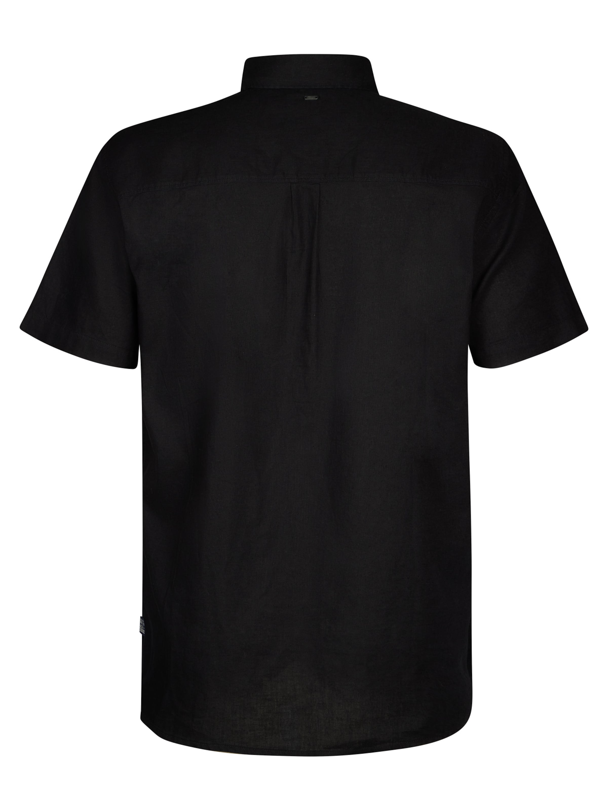 Petrol Industries Regular Fit Skjorte i sort