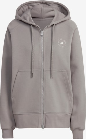 ADIDAS BY STELLA MCCARTNEY Sportief sweatvest in Grijs: voorkant