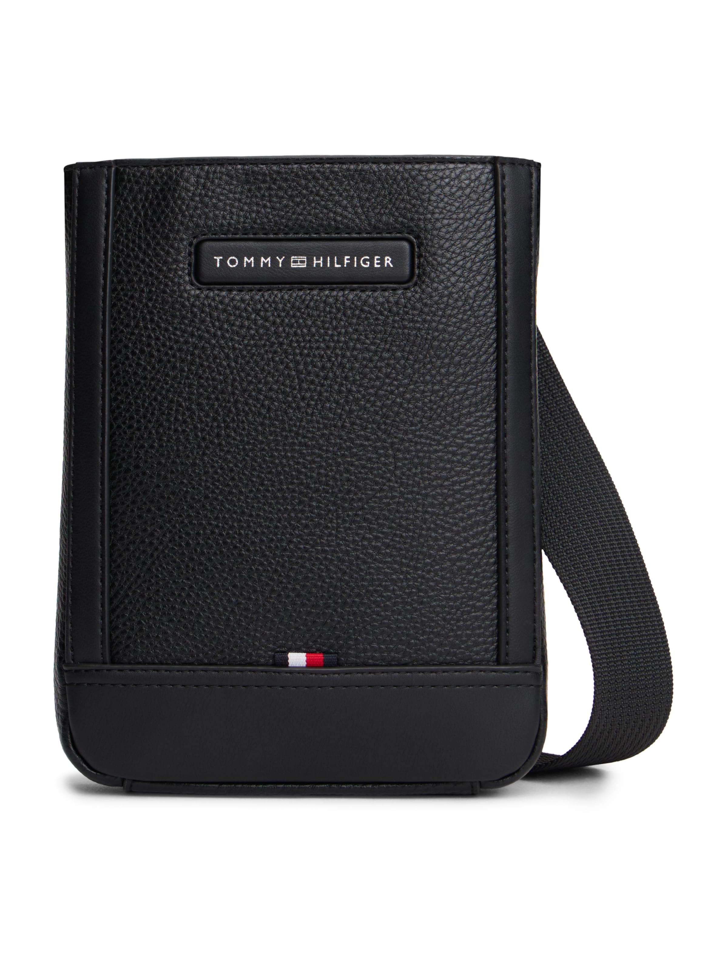 TOMMY HILFIGER - Bolso de hombro en negro: frente