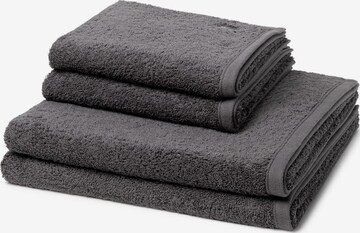 ROSS Handtuch 'Vita' in Grau: Vorderseite