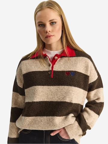 Bianco Lucci Pullover in Mischfarben