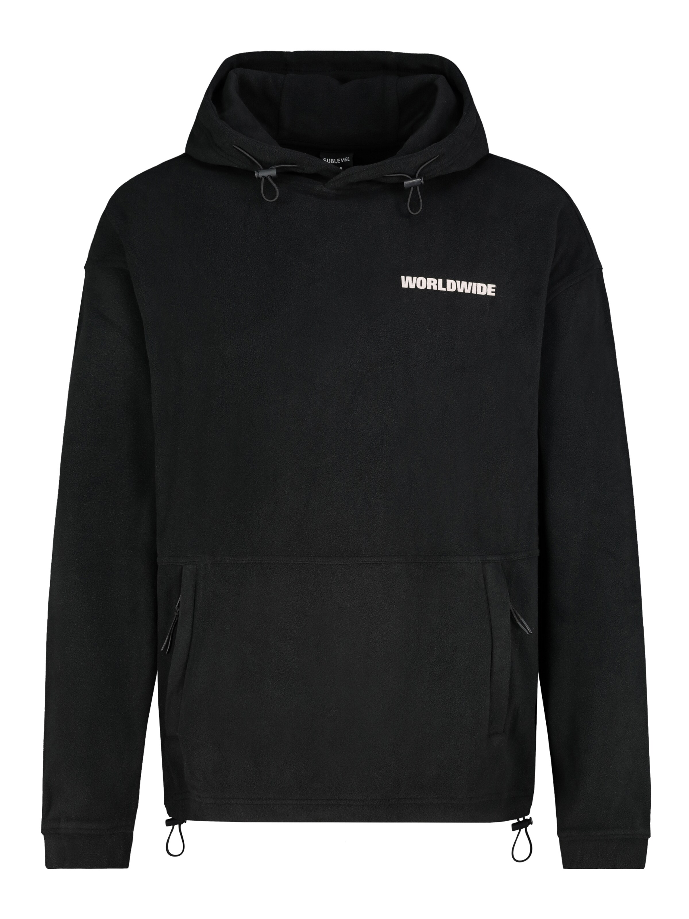 Sublevel Pullover 'Worldwide' in Schwarz: Vorderseite