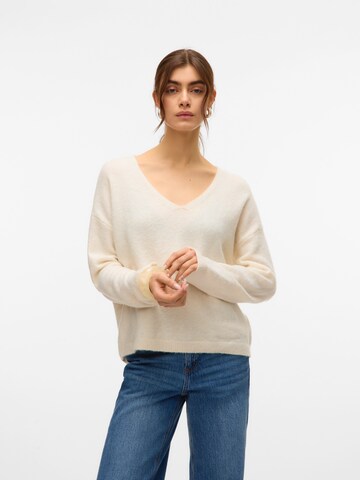 VERO MODA Sweter 'VMBESTI' w kolorze beżowy: przód