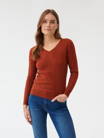 TATUUM Pullover 'WIRO' in Orange: predná strana