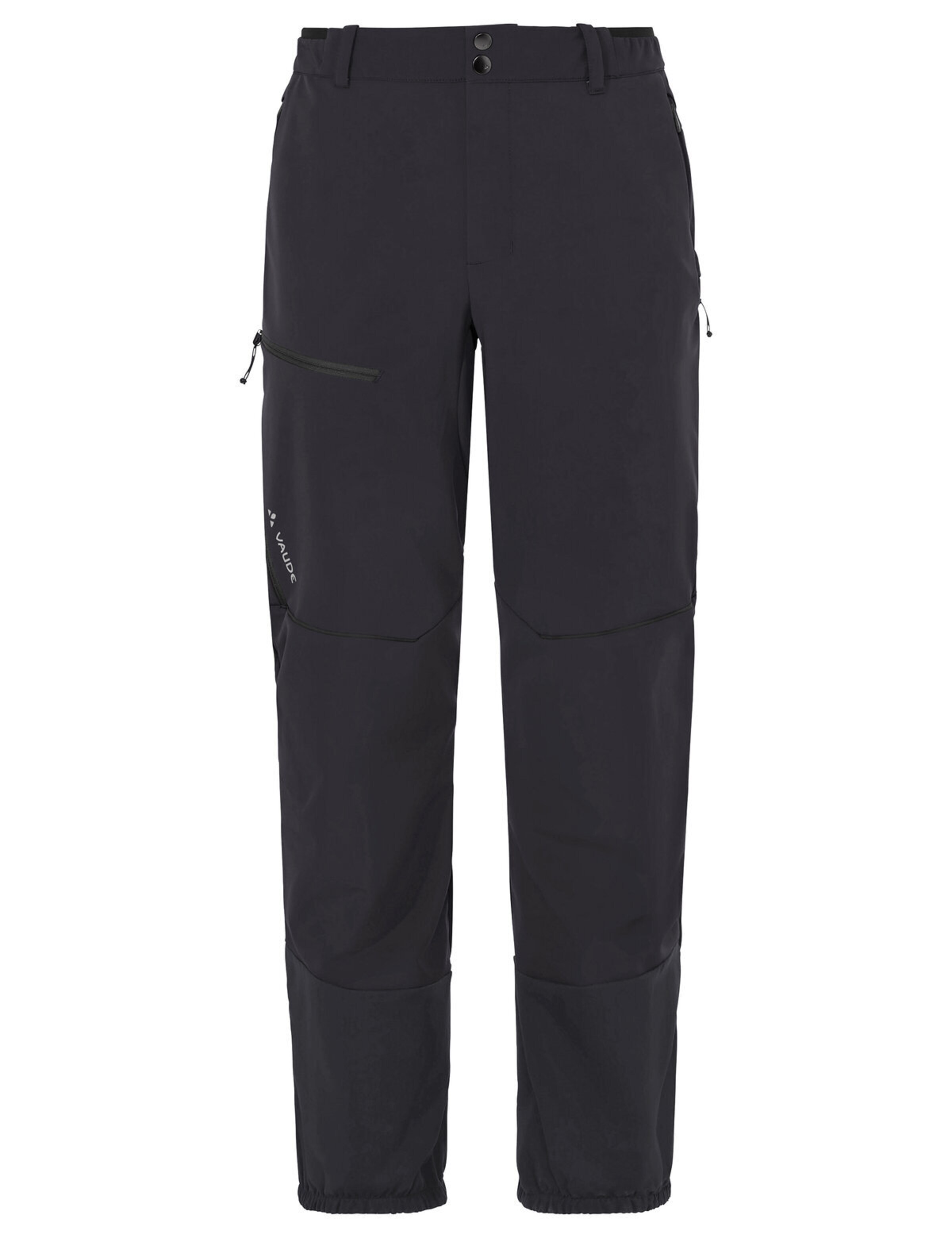 VAUDE Regular Outdoor trousers 'Larice V' in Black: front