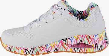 balta SKECHERS Sportbačiai be auliuko 'Uno-Loving Love': priekis