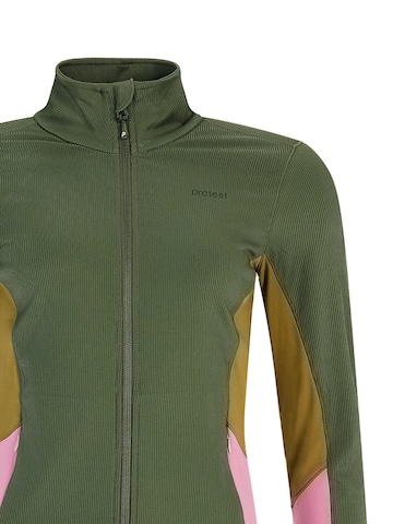 PROTEST Sports sweat jacket 'PRTNikio' in Green