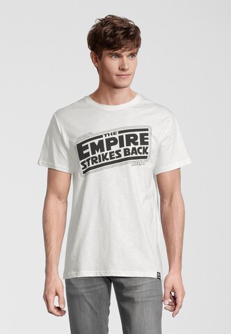 Recovered Shirt 'Star Wars Empire Strikes Back' in White: front