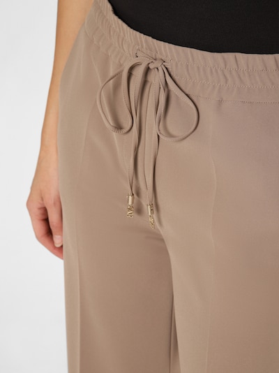Cambio Bandplooibroek ' Avril ' in de kleur Taupe, Productweergave