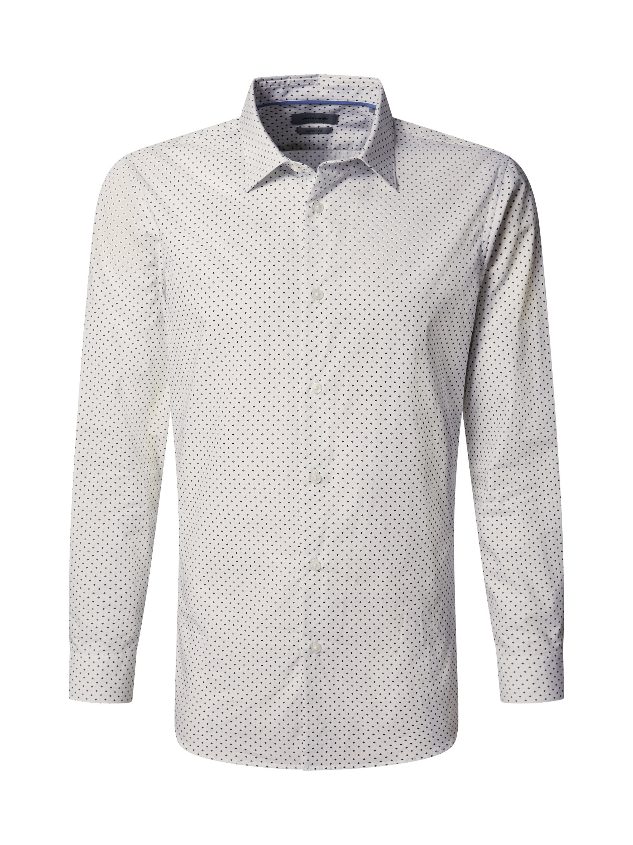 PIERRE CARDIN Regular fit Business shirt in White: front