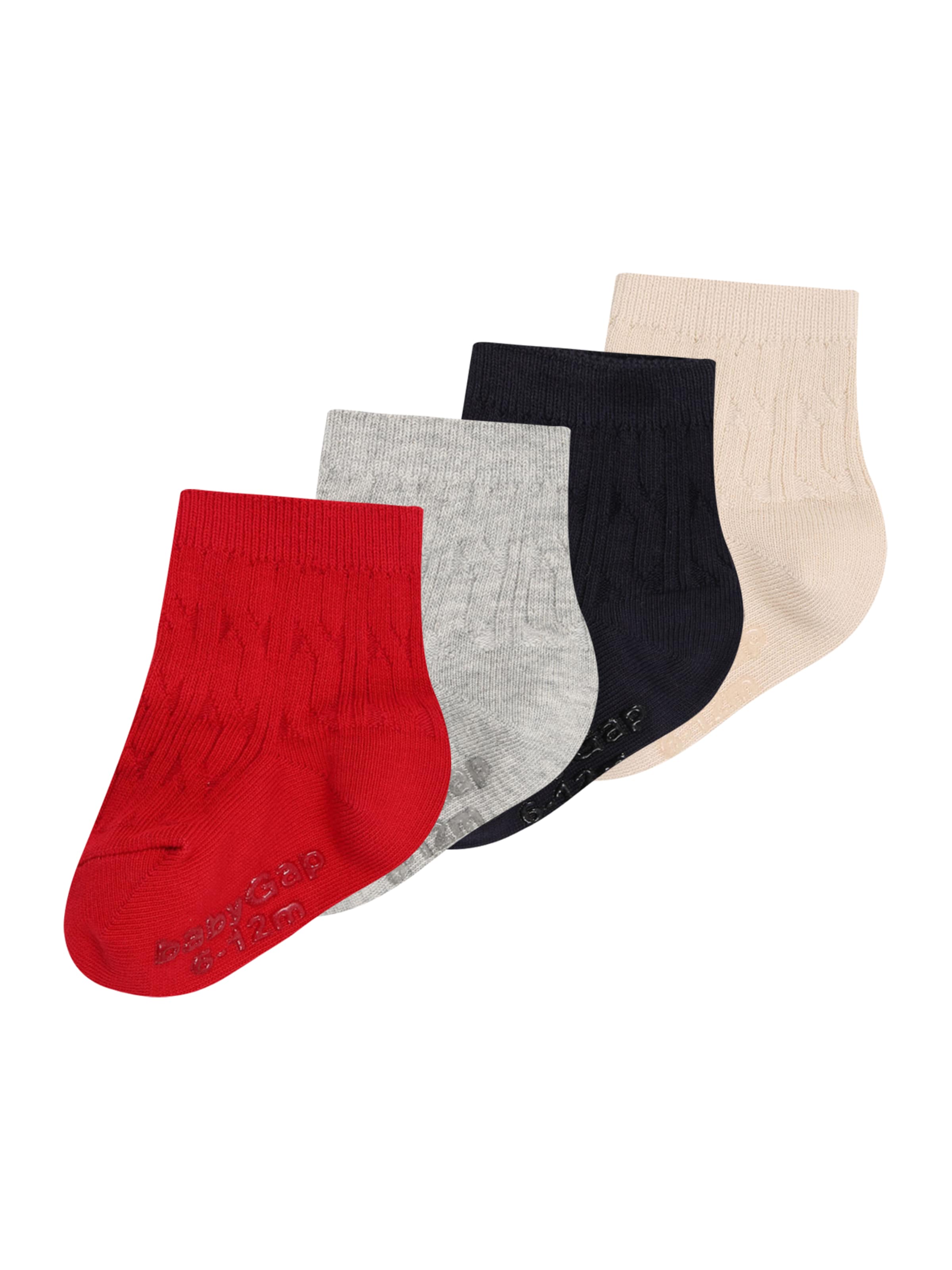 GAP Къси чорапи в бежово: отпред