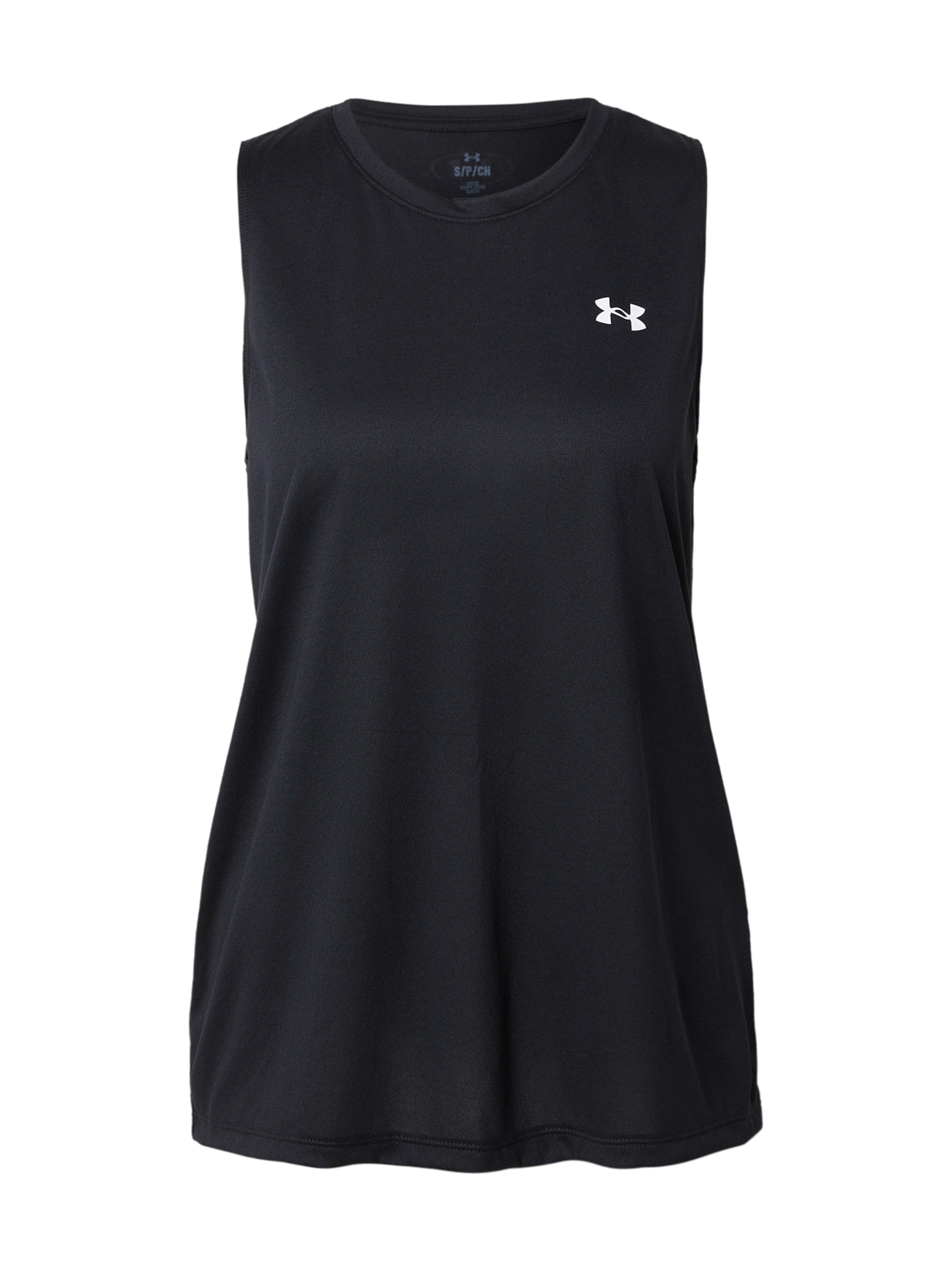 Top sportivo UNDER ARMOUR di colore nero / bianco, Visualizzazione prodotti