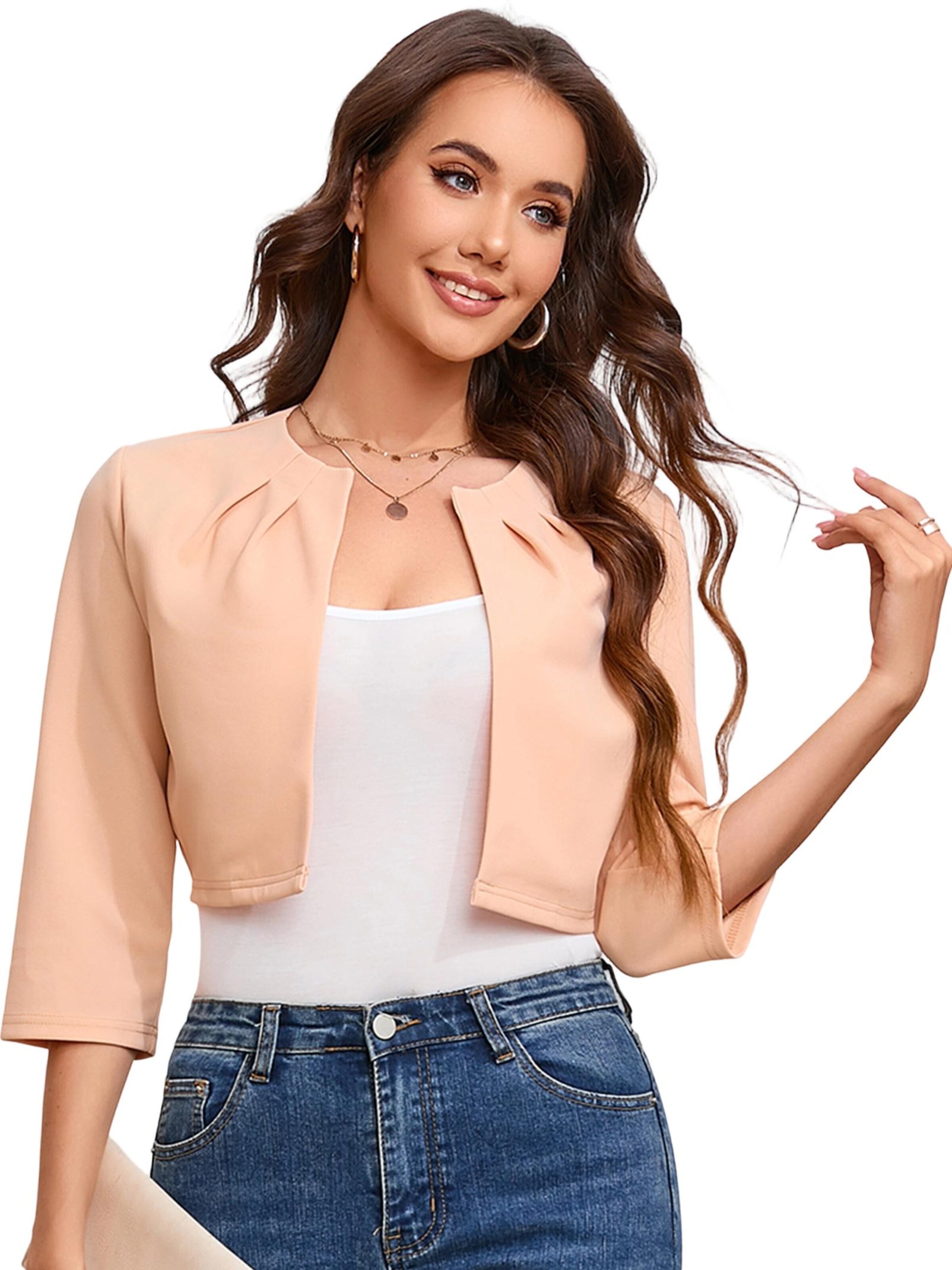 Yesfashion Between-season jacket in Orange