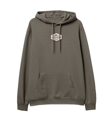 Felpa di Surf Monkey in verde: frontale