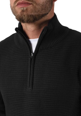 INDICODE JEANS Sweater 'Richard' in Black