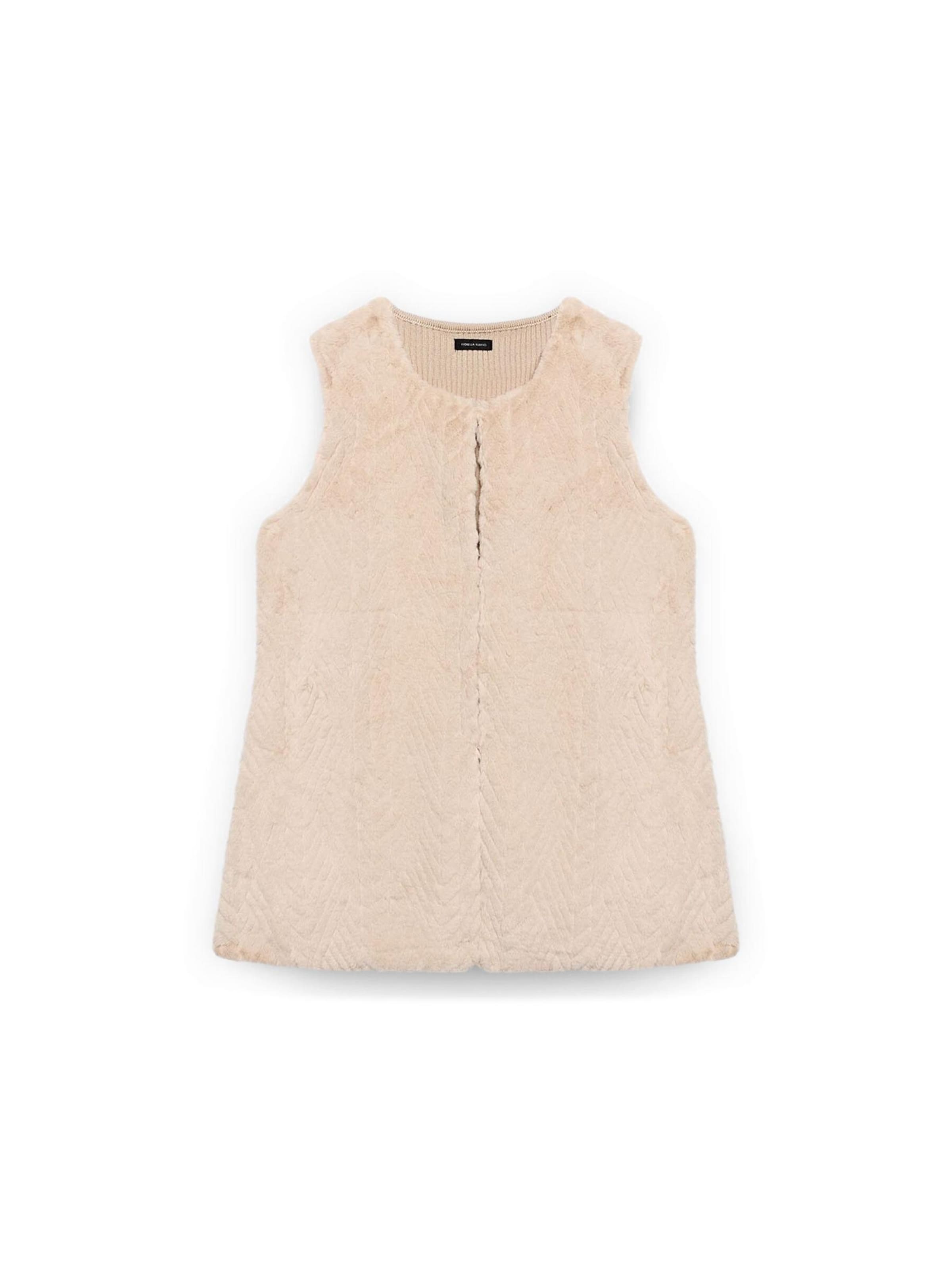 Fiorella Rubino Winter coat in Beige: front