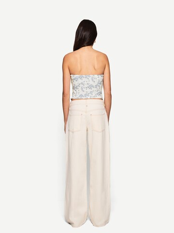 Bershka Top in Blauw