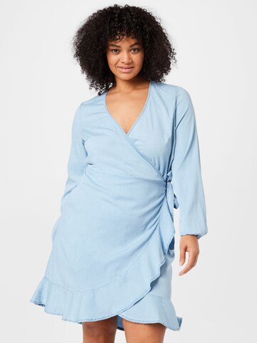 Robe ONLY Carmakoma en bleu : devant