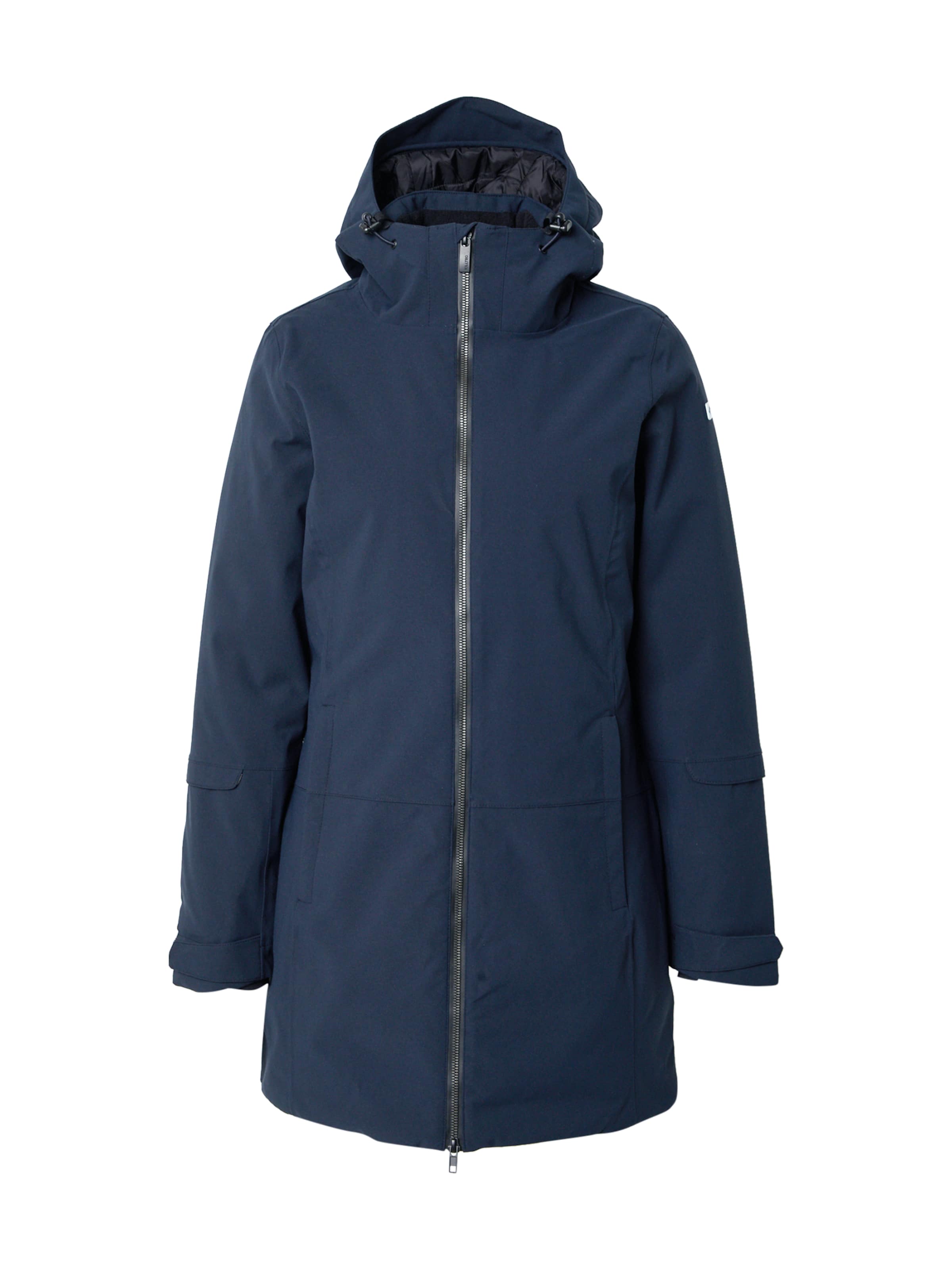 KILLTEC Between-Seasons Parka 'KOW 307' in Blue: front